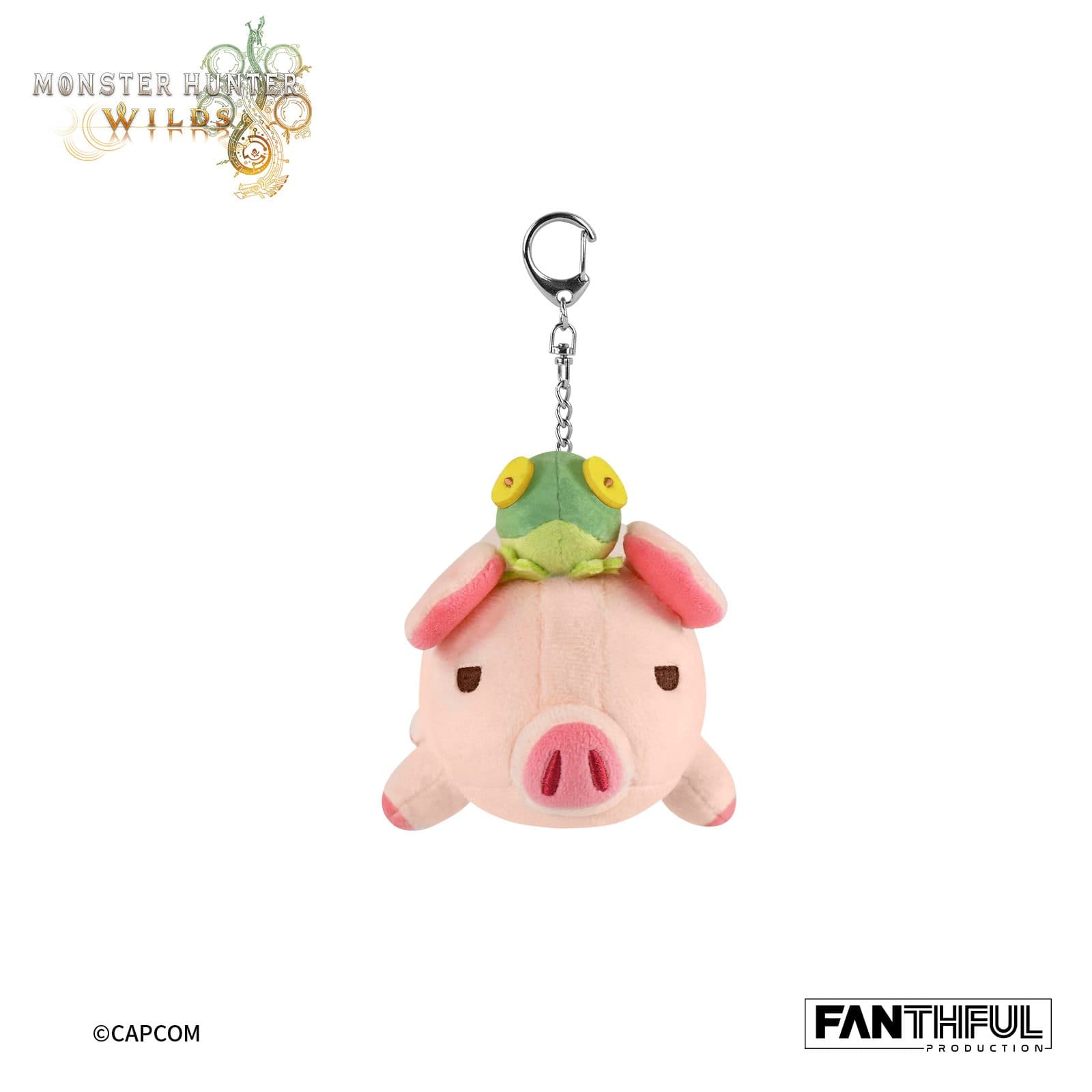 Monster Hunter Wilds Plush Keychain — Poogie