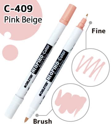 DELETER NEOPIKO-Color Pink Beige (C-409)
