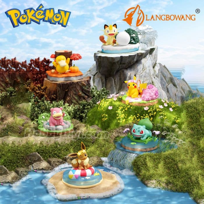 Pokemon Natural Fun Series Figures PDQ/6