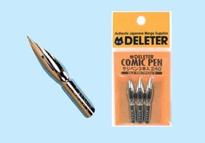 DELETER Comic Pen Nib - Saji Pen Nibs - Pack of 3