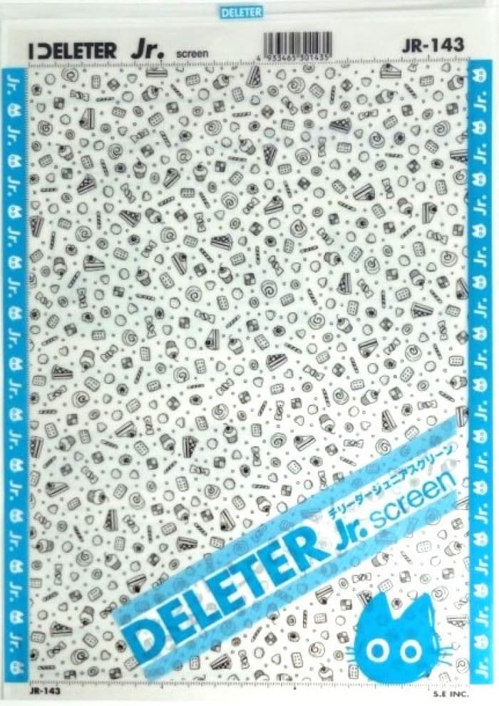 DELETER Jr. Screentone - 7.16" x 9.96" (182mm x 253mm) - JR-143 (cakes & candies)