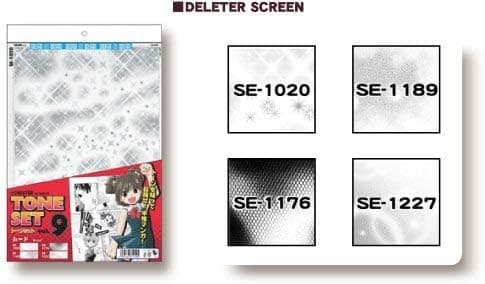 Deleter Screen Tone Set vol.9 (4 sheets)