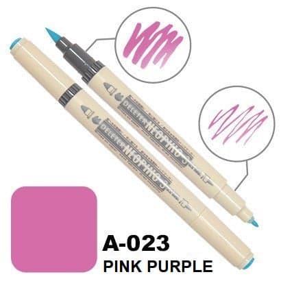 DELETER Neopiko 3 Pink Purple (A-023) Dual-tipped Water-based Fabric Marker