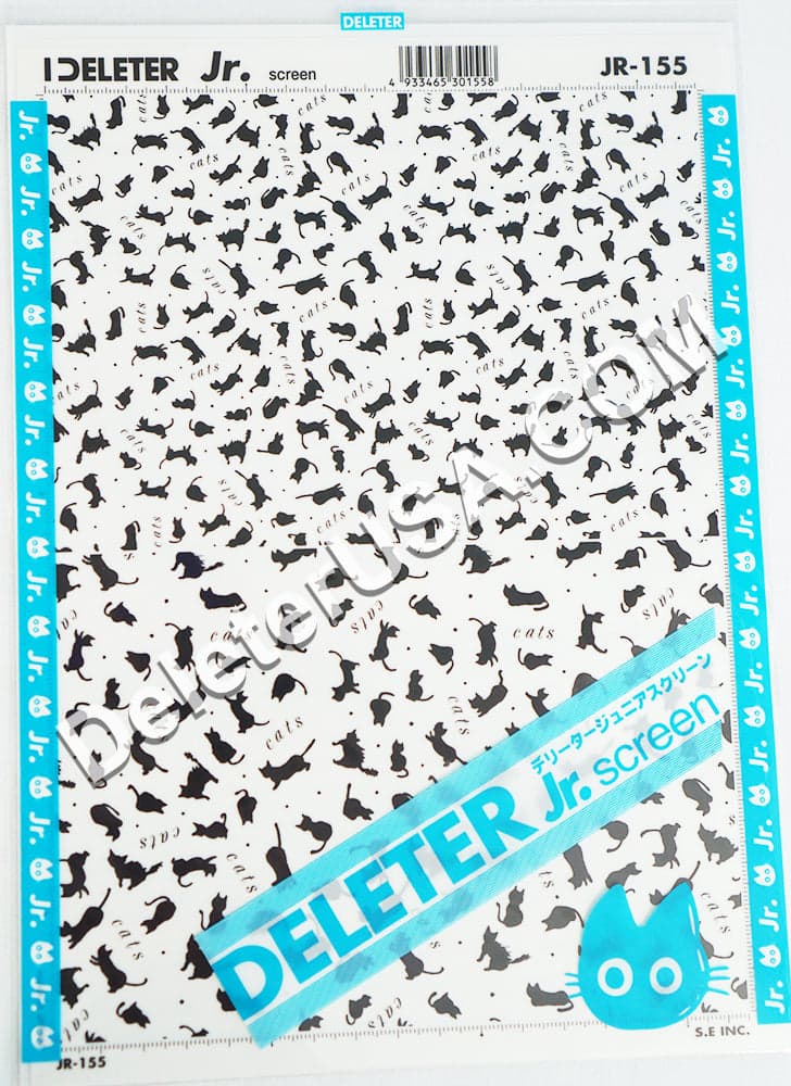 DELETER Jr. Screentone - 182 x 253mm - JR-155 (Cat Pattern)