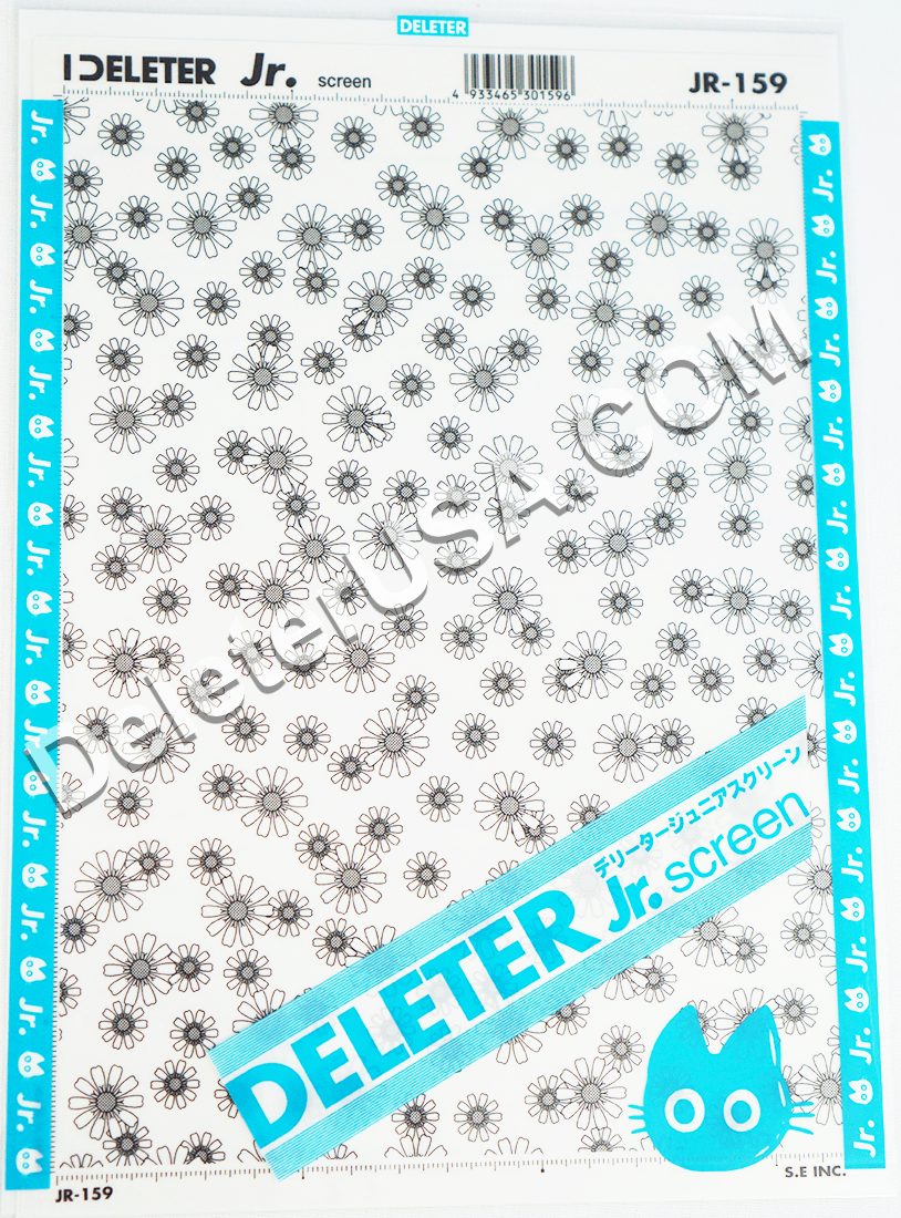 DELETER Jr. Screentone - 182 x 253mm - JR-159 (Sunflower Pattern)