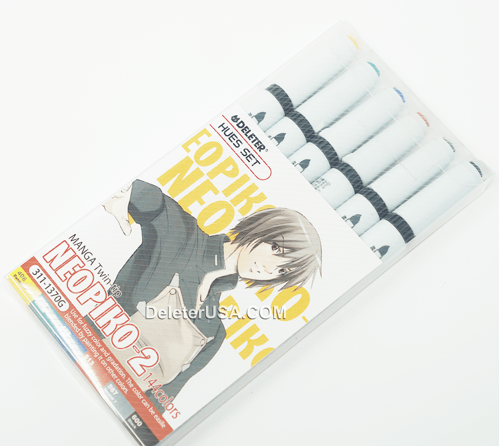 DELETER Neopiko-2 Dual-tipped Alcohol-based Marker - Hues Set