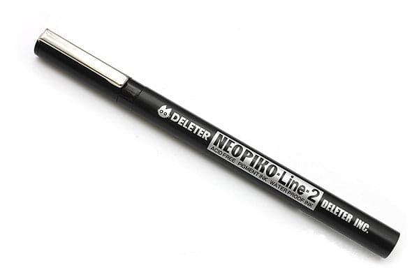 DELETER Neopiko Line 2 Multi-liner Pen - 0.2 mm - Black Ink