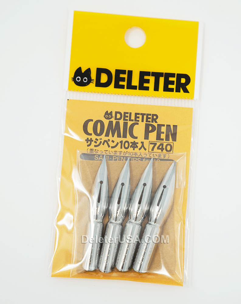 DELETER Comic Pen Nib - Saji Pen Nib - Pack of 10 (740)