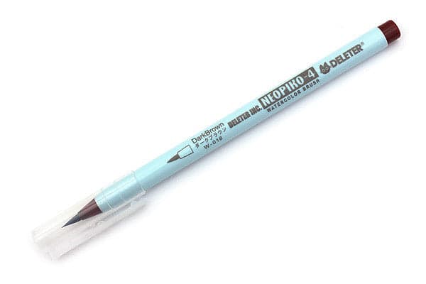DELETER Neopiko-4 Watercolor Brush Pen W-018 - Dark Brown